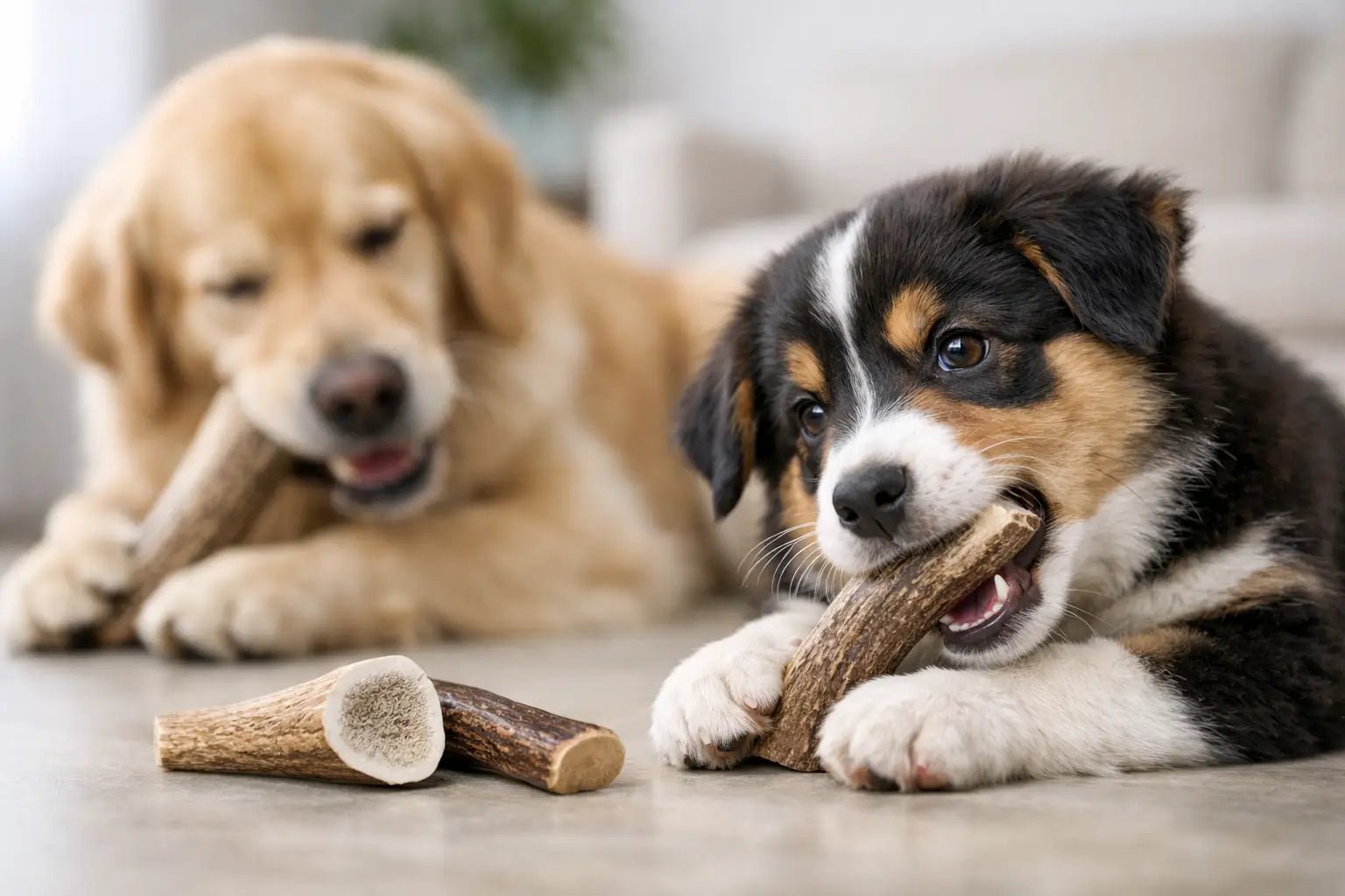 Antler Chew for Teething Dogs: Safe or Not? - Chomper chewz