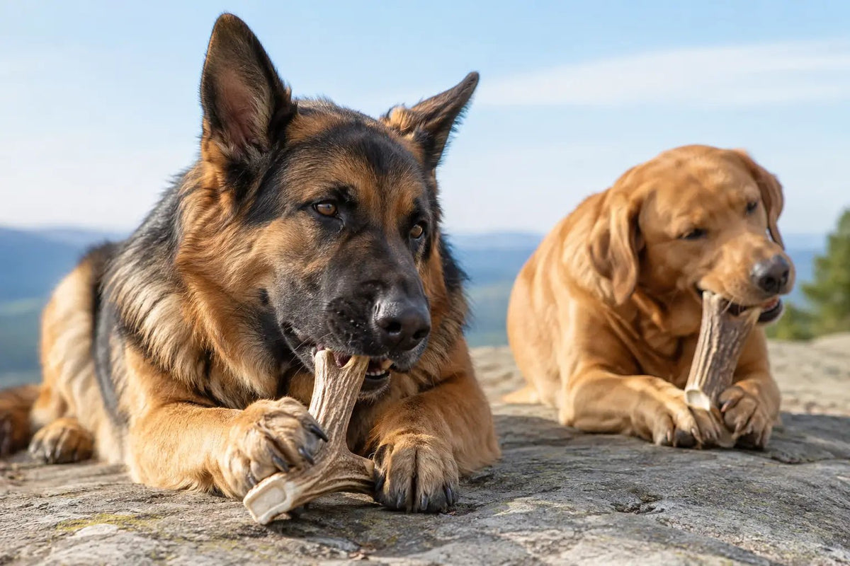 Antler Chew Wear Analysis for Powerful Dogs - Chomper chewz