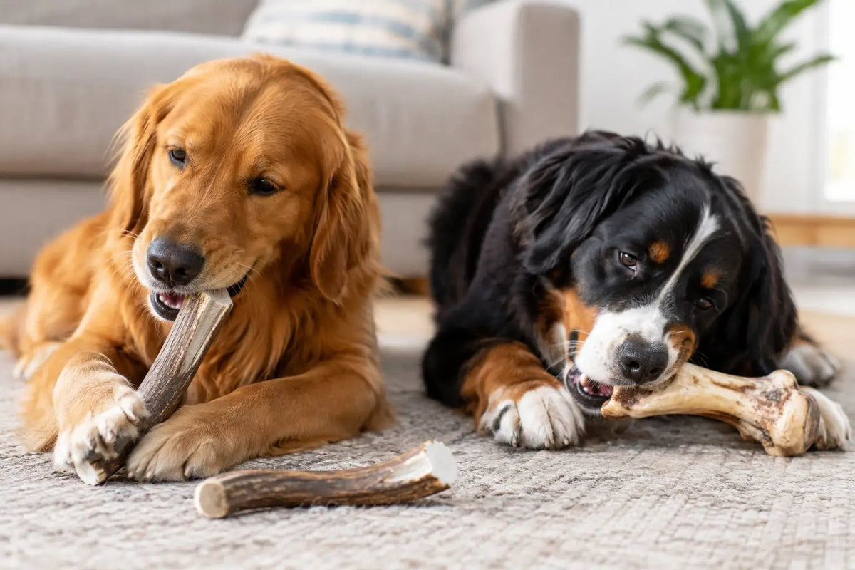 Antler Chews vs Bones for Serious Chewers - Chomper chewz