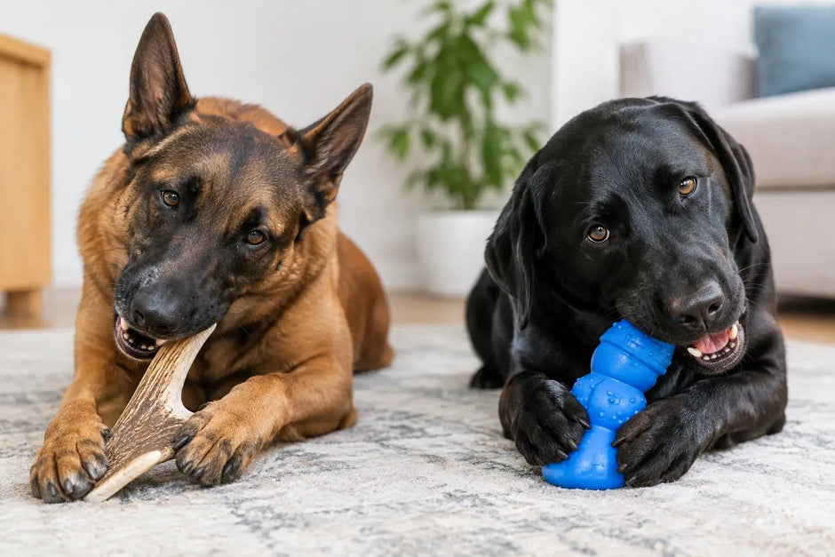 Antlers Versus Toys for Powerful Dog Chewers - Chomper chewz