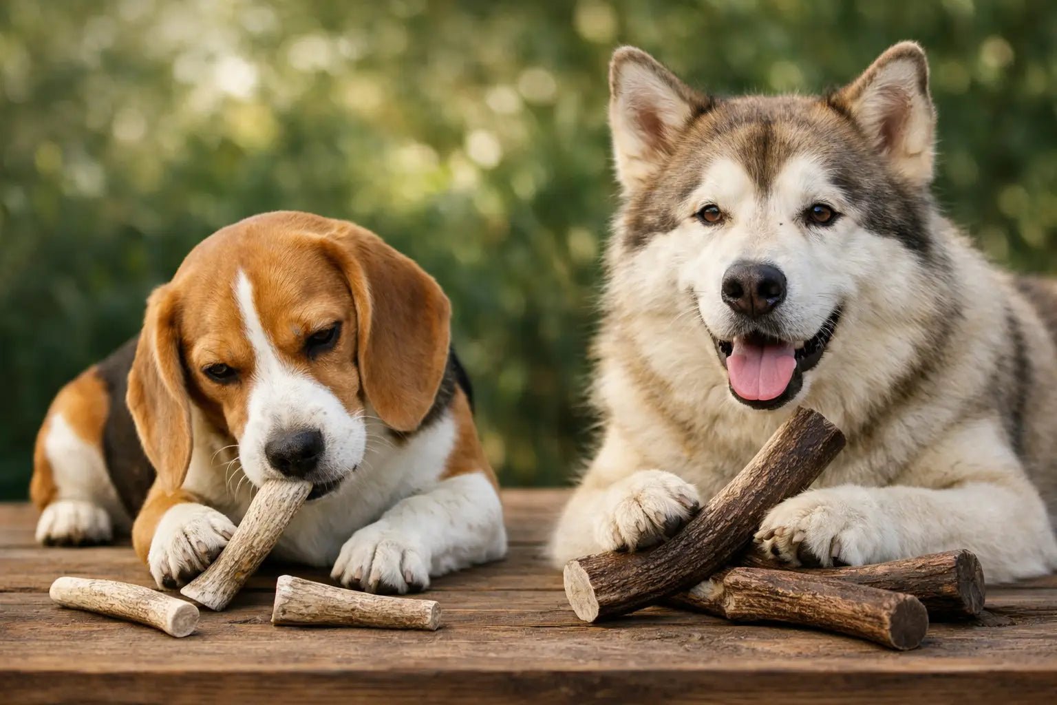 Deer Antler vs Elk Antler for Dogs - Chomper chewz