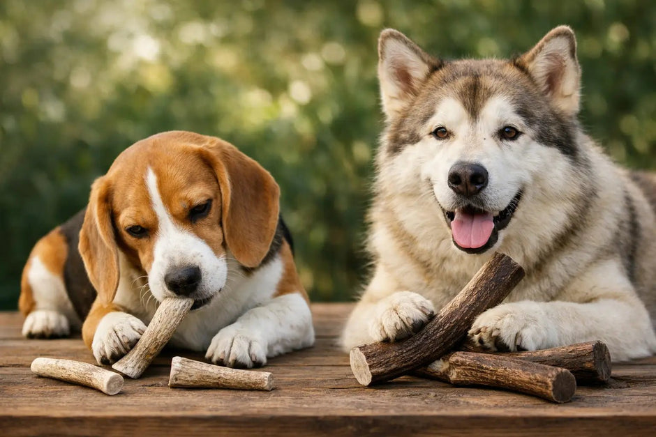 Deer Antler vs Elk Antler for Dogs - Chomper chewz