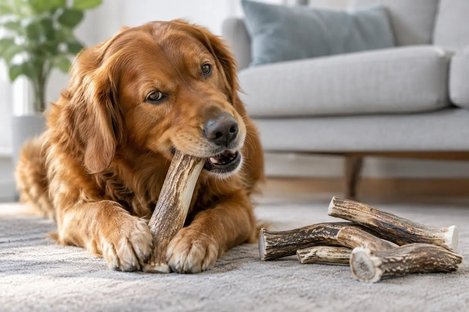 Elk Antler Reviews for Dogs That Chew Hard - Chomper chewz