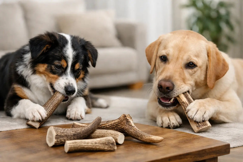 How to Introduce Antler Chews Safely - Chomper chewz