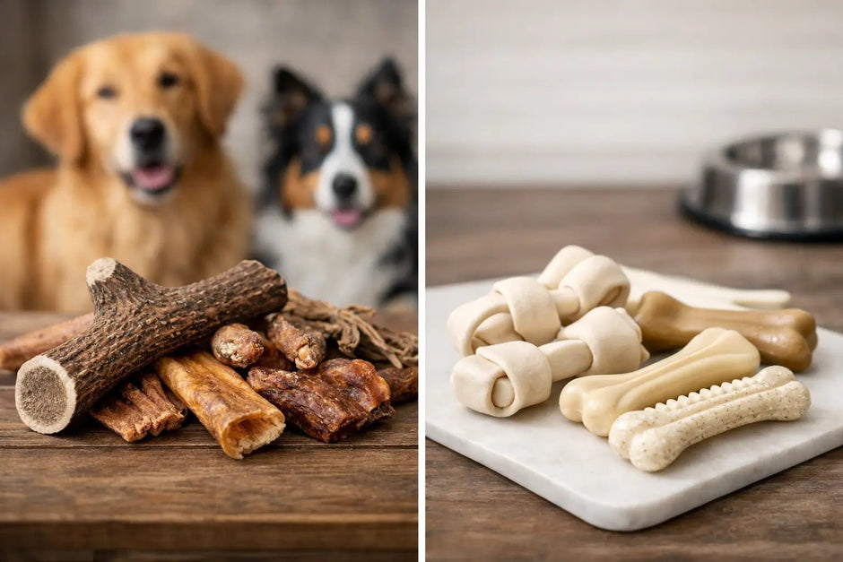 Natural Chews vs Synthetic Bones - Chomper chewz