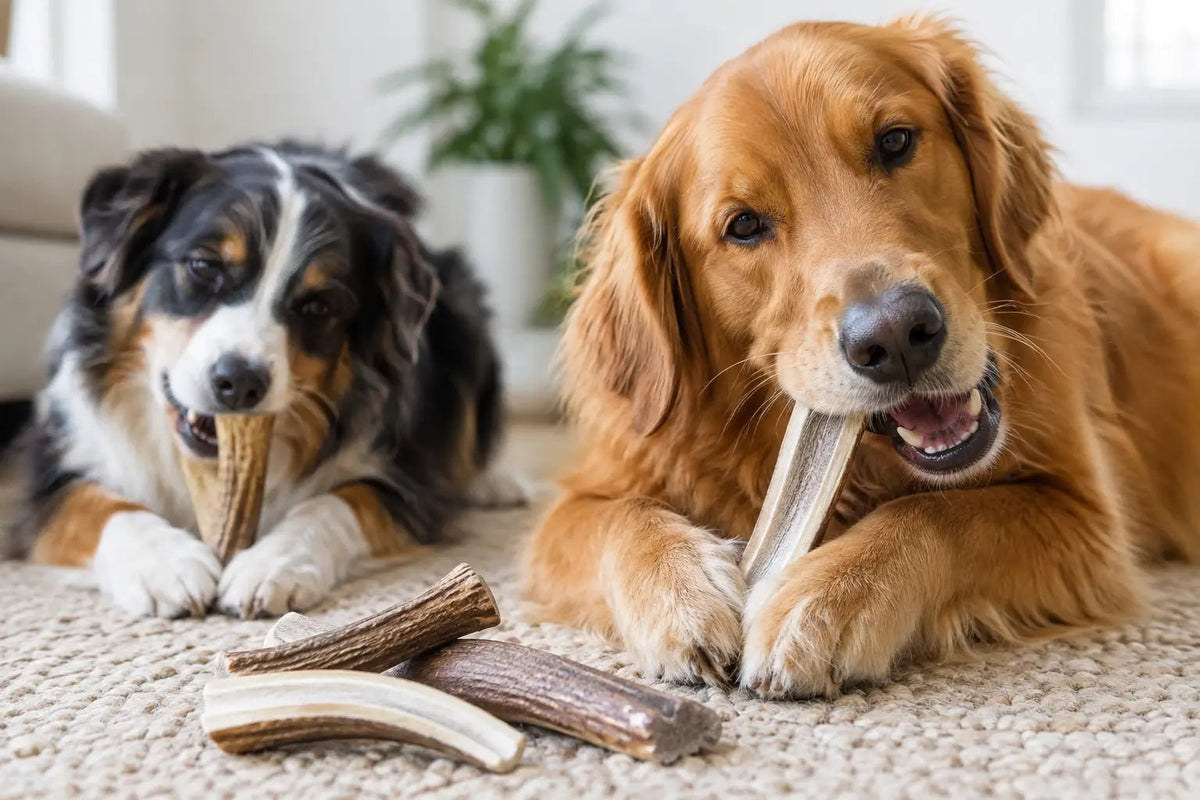 Split Antler Chew Review for Strong Chewers - Chomper chewz