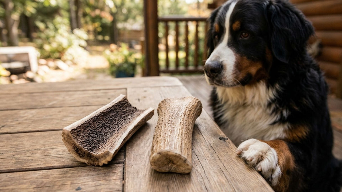 The Anatomy of an Elk Antler: Inner Marrow vs. Hard Outer Shell - Chomper chewz