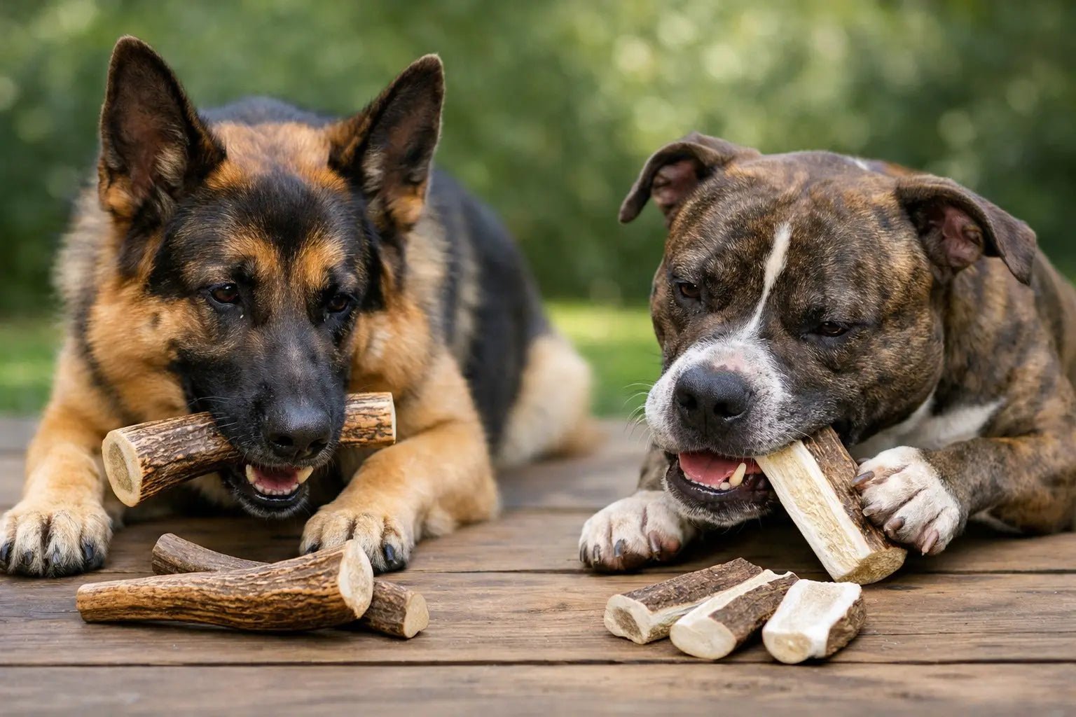 Whole Antlers vs Split Antlers for Tough Dogs - Chomper chewz