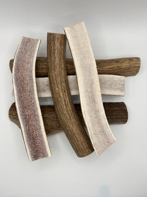 1 pound Medium Split Elk Antlers Chews - Chomper chewz