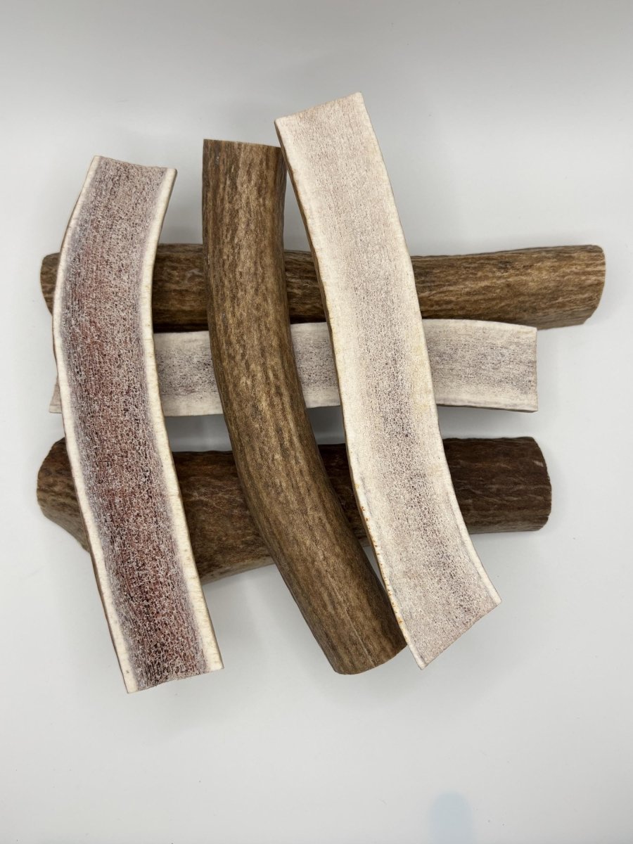 1 pound Medium Split Elk Antlers Chews - Chomper chewz