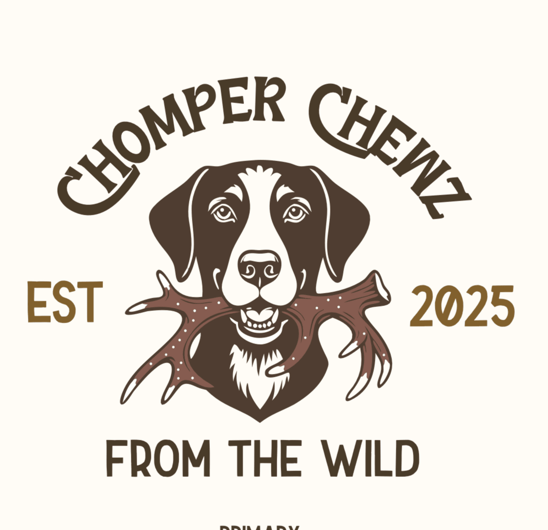 5-Pack Medium Whole Elk Antler Chews – Natural Long-Lasting Dog Chews | Chomper Chewz - Chomper chewz
