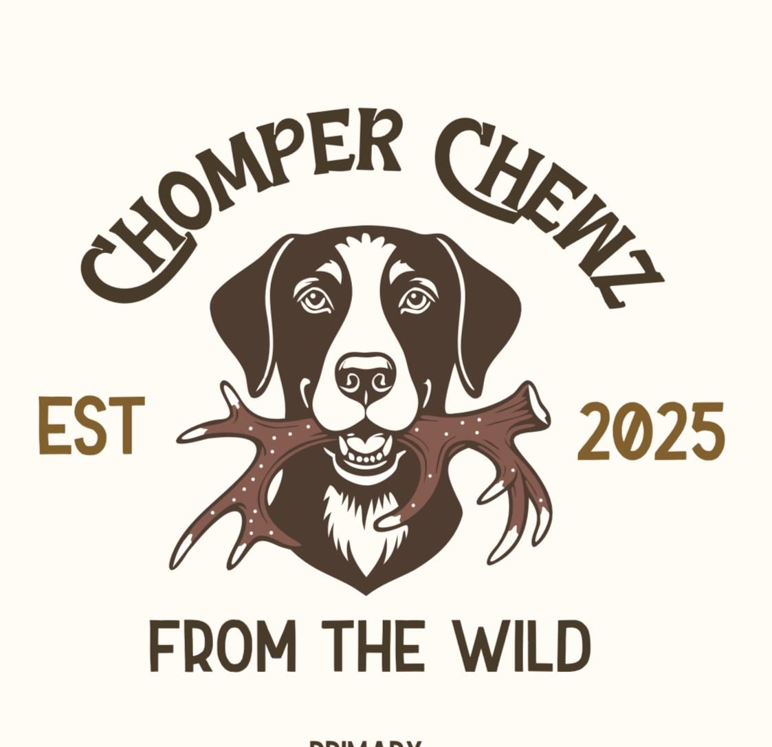 JUMBO Whole Elk Antler Dog Chew Naturally Shed Long Lasting Chew for Large Breeds & Aggressive Chewers, Single Ingredient - Chomper chewz