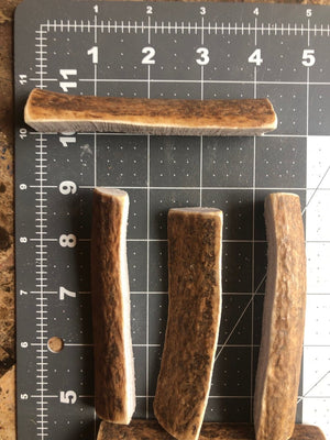 Small Dog Antler Chew Bundle 3 Pack Split Elk Antler Chews for Chihuahua, Yorkie, Frenchie Naturally Shed Single Ingredient - Chomper chewz