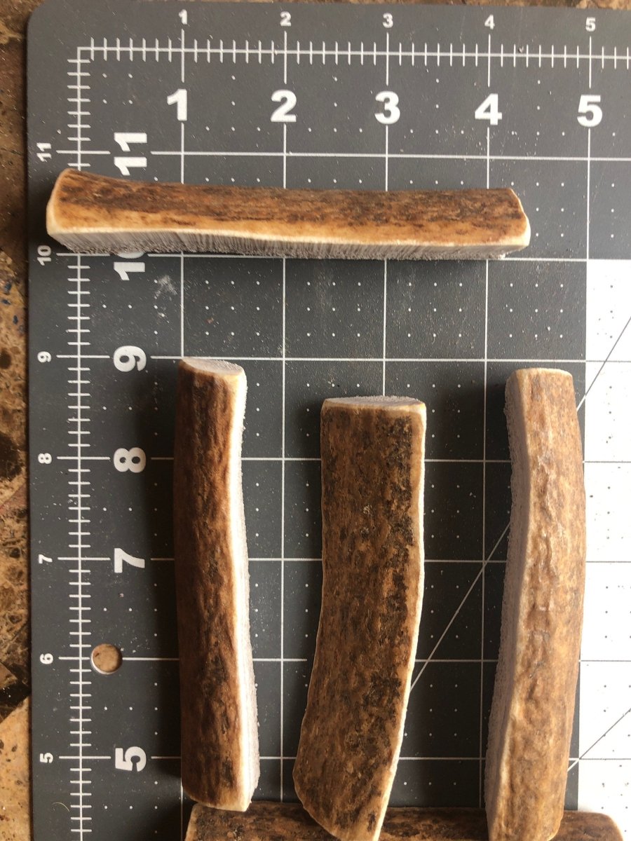 Small Dog Antler Chew Bundle 3 Pack Split Elk Antler Chews for Chihuahua, Yorkie, Frenchie Naturally Shed Single Ingredient - Chomper chewz